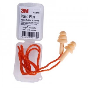 Protetor Auricular Plug Silicone Pomp Plus - 3M
